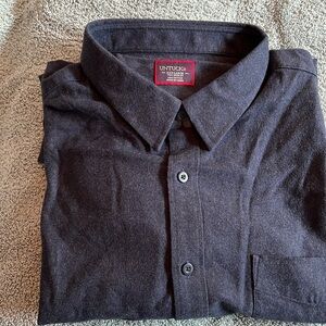 Untuckit Men's Blue Long Sleeve Button Shirt Size XXX-large